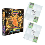 Álbum Pasta Fichário Pokemon 20 Folhas Destinos Em Paldea