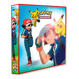 Álbum Pasta Fichário Pokémon Ash E