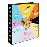 Álbum Pasta Fichário Pokemon Eevee Evoluções