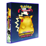 Álbum Pasta Fichário Pokémon Voltagem Vivida