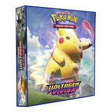 Álbum Pokémon Para Cards Tipo Fichário Voltagem Vivida