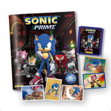 Álbum Sonic Prime Oficial Completo Com Todas Figurinhas
