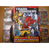 Álbum Transformers 65 Pacotinhos