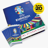 Álbum Uefa Euro 2024 Germany   120 Figurinhas  20 Envelopes 