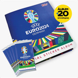 Álbum Uefa Euro 2024 Germany 120 Figurinhas 20 Envelopes 