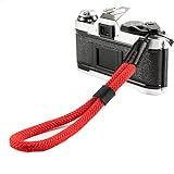 Alça De Pulso De Câmera De Algodão, Alça Ajustável Para Câmera Lxh Compatível Com Nikon Canon Sony Pentax Minolta Panasonic Olympus (vermelha)