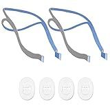 Alça De Substituição Para Capacete ResMed Airfit P10   Conjunto De Suporte Para Almofada Nasal CP AP Inclui 2 Alças Super Elásticas E 4 Clipes De Ajuste