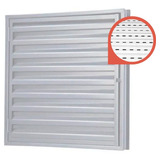 Alçapão De Aço Ventilado Porta Abrigo laje Branco 60x60