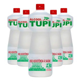 Álcool 70  Kit Com 5 Litros Limpeza Hidratado Bactericida Fragrância Neutra