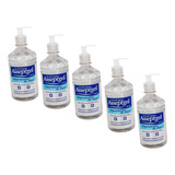 Álcool Em Gel Asseptgel Antisséptico Kit 5