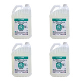 Álcool Gel 70 Antisséptico Combo 4 Galões De 4 5 Kg Ca Fragrância Sem Fragrância