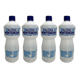 Álcool Montenegro 46 Inpm Neutro 1l Kit C 4 Unid