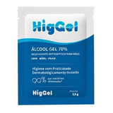 Álcool Sachê Gel Higgel Higienizante Portátil