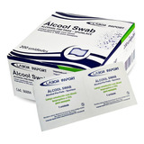 Álcool Swab Isopropílico 70 Sache Lenço Umedecido 200un