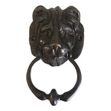 Aldrava Leao Bronze Oxidado
