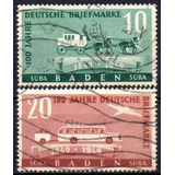 Alemanha - Zona Francesa - Baden - 1949 - S/comp- Mi 54 E 55
