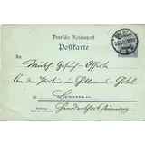 Alemanha Imperio 1903 Bilhete