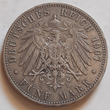 Alemanha Prussia 5 Mark