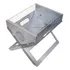 Alfa Suportel 2064a Churrasqueira Zincada Maleta Dobravel Portatil Com Grelha