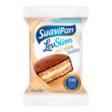 Alfajor Ganache Branco Zero Com 12 Un De 25g suavipan brinde