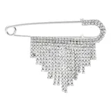Alfinete Broche Strass Com