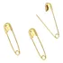 Alfinete De Seguranca Aquarela N000 1 8cm 100un Niquel Un Cor Dourado