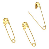 Alfinete De Seguranca Aquarela N000 1 8cm 100un Niquel Un Cor Dourado