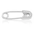 Alfinete Infantil Broche Cravejado Com Zircônia Prata 925 
