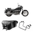 Alforge Lateral 24l Couro + Afastador Kasinski Mirage 250