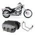 Alforge Lateral 40l Cravo + Afastador Harley Softail Std/fx