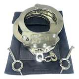 Algema De Pulso Cromada Profissional   Com Porta Algema