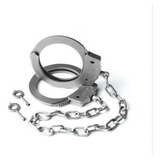 Algema De Tornozelo Tática Policia Original Inoxidável 562g