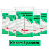 Algodão Quadrado Hidrófilo Com 5 Pacotes 95g Sussex P Bebês