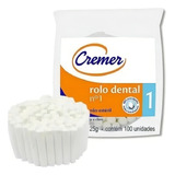 Algodão Rolete Rolo Dental 100  Algodão C 500 Cremer N 1