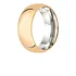 Aliança Casamento Ouro 18k Encapada De 7mm Abaulada Ou Reta
