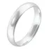 Aliança Masculina Prata 950 Abaulada Anatômica 4mm Polida