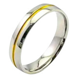 Alianca Namoro Prata 6mm