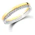 Aliança Vivara Essence Ouro Amarelo Branco 18k Com Diamantes