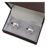 Aliancas 4mm Chanfradas Estilosas