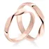 Alianças Casamento 3mm Banhada Ouro Rose 18k E Brindes (799)