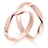 Aliancas Casamento 3mm Banhada
