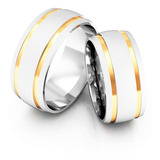 Aliancas Diamantada 9mm Prata950