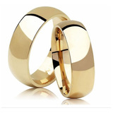 Aliancas Ouro 18k Anatomica