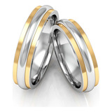 Aliancas Polida 5mm Prata