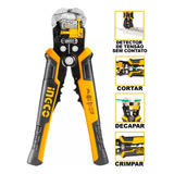 Alicate 4 Em 1 Corta Desencapa Crimpa E Detecta Tensão 8 1 4