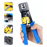 Alicate Crimpar Cabo De Rede Rj45 Rj11 Rj12 Conector Vazado