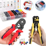 Alicate Crimpar   Descascador   Terminais Ilhós 0 25 A 10mm