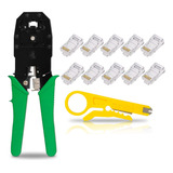 Alicate Crimpar Rj45 Rj11 Crimpador Cabo Rede   Desencapador