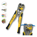 Alicate Decapador Descascador E Crimpador De Fios Automático Cor Preto Com Amarelo It blue Le 1919
