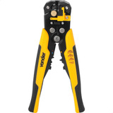 Alicate Decapador Vonder Fios Eletricista 0 2mm 6 0mm Cortador E Crimpador Profissional 8 Polegadas 203mm Preto E Amarelo 32g